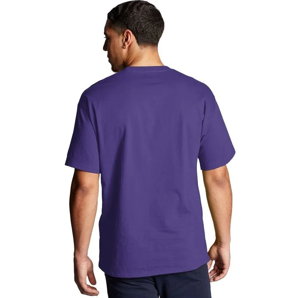 NWT Champion CLASSIC GRAPHIC TEE, SCRIPT LOGO in Purple‎ Size Small - Picture 2 of 8